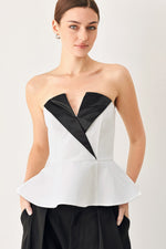 DRESS CODE WOVEN TUBE TOP