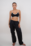 I Accept Change with Grace Black Versatile Relaxed Fit Pant
